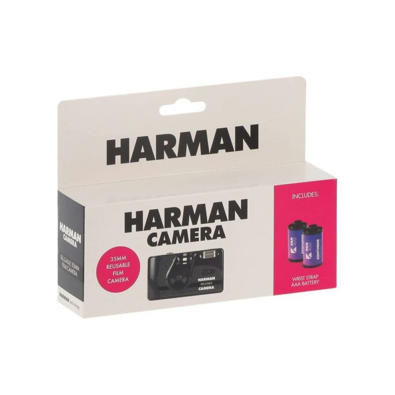 Ilford Harman Reusable Camera with 2 Kentmere Pan 400 B/W Film