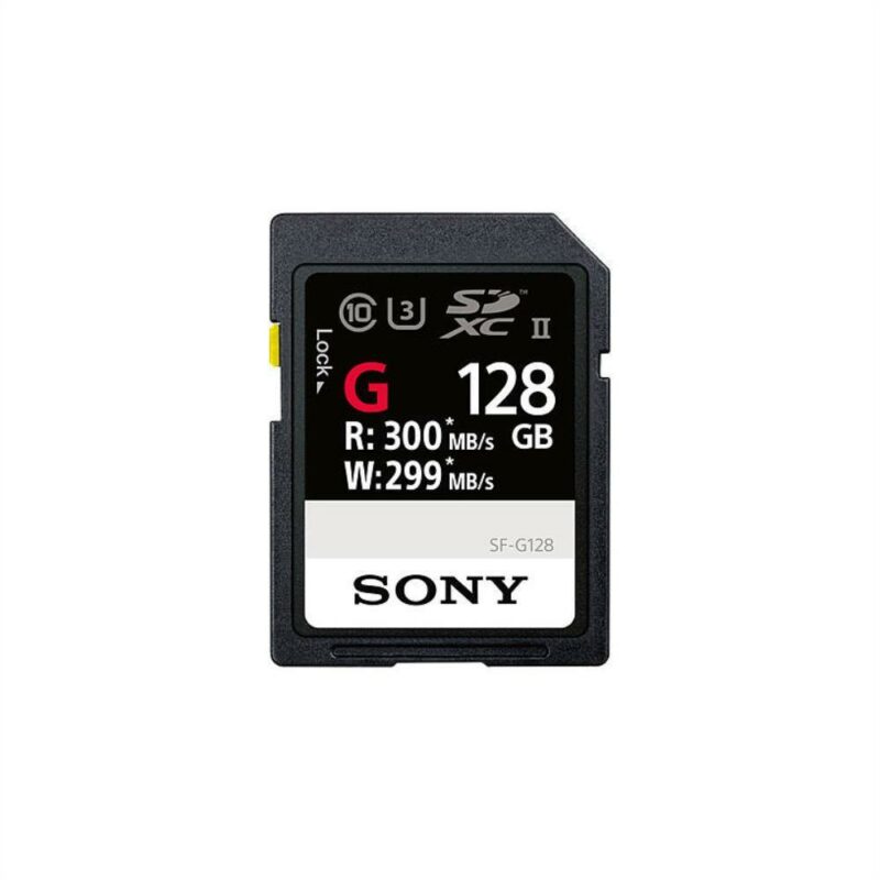 Sony SDXC 128GB U3 UHS-II Class 10 – G Series<br>(PRODUCT RESERVATION)