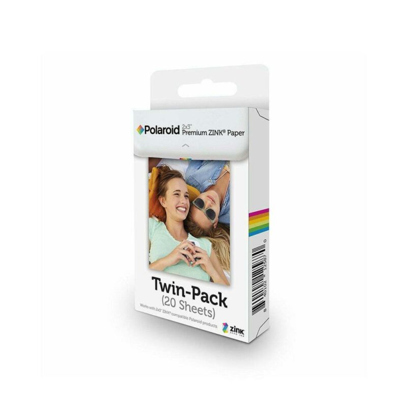 Polaroid Premium ZINK Paper – 2×3 (20 fogli)