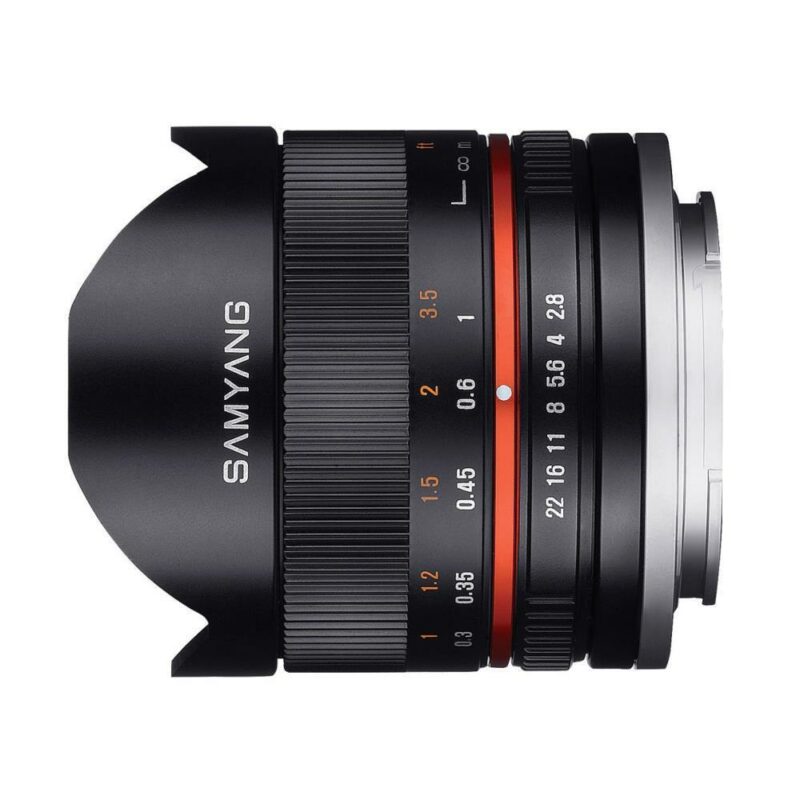 Samyang 8mm f/2.8 UMC Fisheye II (Fujifilm X) – Black