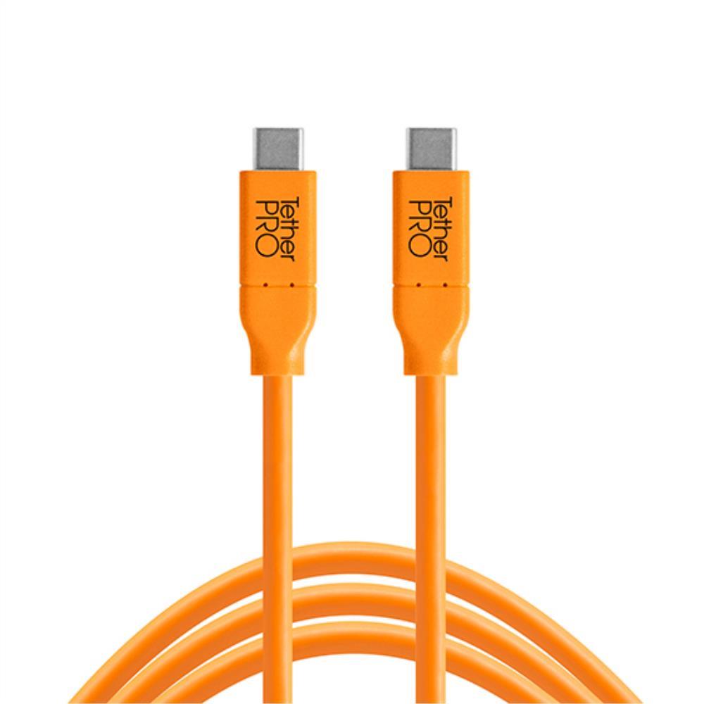 Tether Tools TetherPro cavo da USB-C a USB-C 4.6m arancio - THTCUC15-ORG
