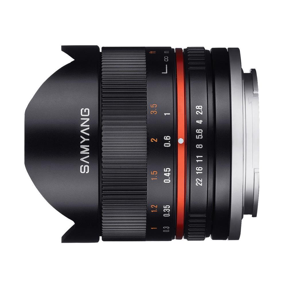 Samyang 8mm f/2.8 UMC Fisheye II (Canon EOS M) - Black