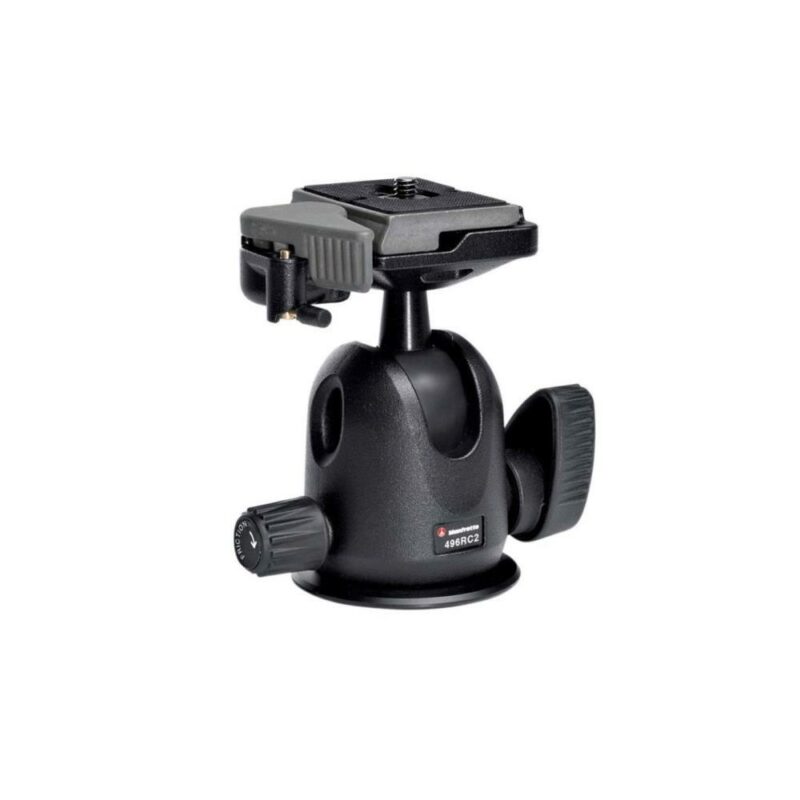 Manfrotto 469RC2 – Compact Ball Tripod Head with RC2 Quick Release Plate