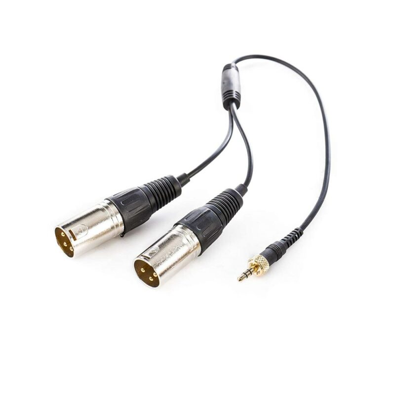 Saramonic 3.5mm Locking-type Plug to Two XLR – Plug Audio Cable
