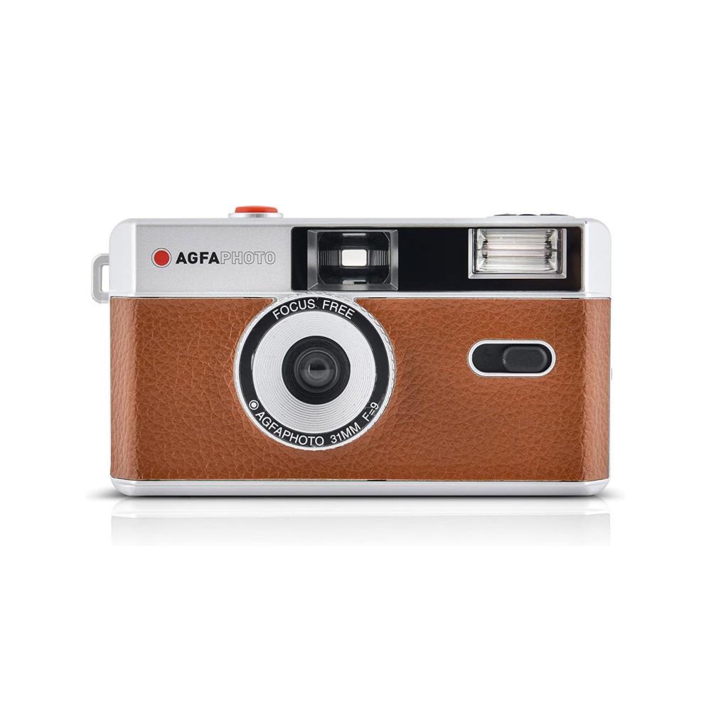 Agfa Analogue Reusable Photo Camera for 35mm Films - Coffee Brown