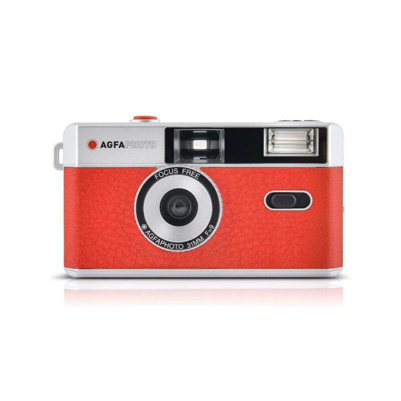 Agfa Analogue Reusable Photo Camera for 35mm Films – Red