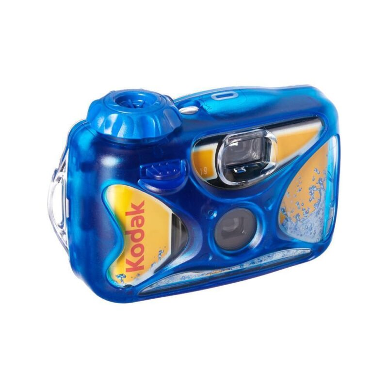Kodak Water and Sport Waterproof (50’/15 m) 35mm One-Time-Use Disposable Camera (ISO-800) – 27 Exposures