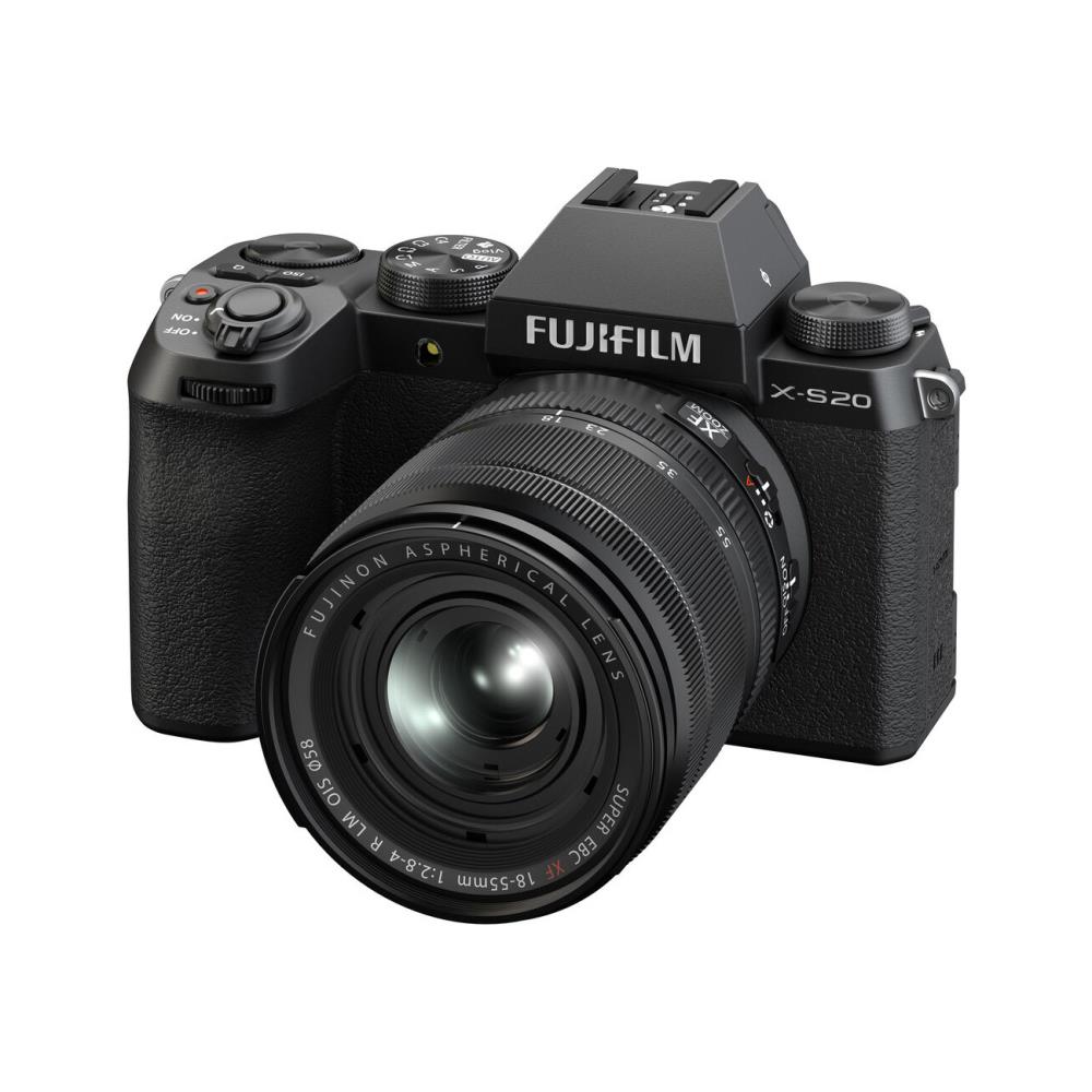 Fujifilm X-S20 XF 18-55mmF2.8-4 R LM OIS - Black