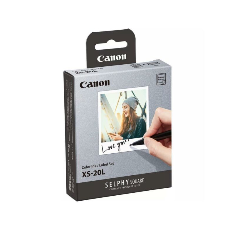 Canon SELPHY Color Ink/Label XS-20L Set (20 Sheets)