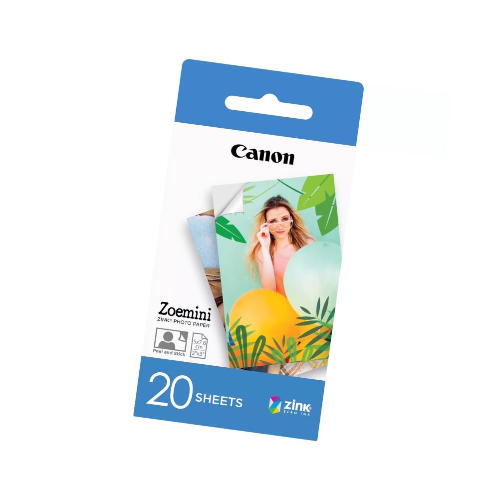 Canon Zink ZP-2030 Carta Fotografica Adesiva (Polaroid/Canon) - 20 Fogli