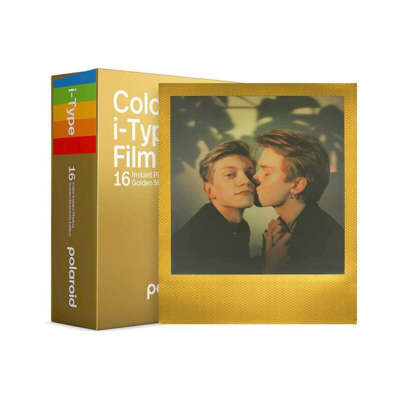 Polaroid Color i-Type Film – Golden Moments Double Pack (16 pellicole)