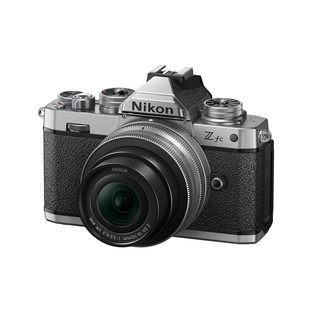 NIkon Z fc   Scheda SD 64GB 800x   Z DX 16-50mm f/3.5-6.3 VR - Silver