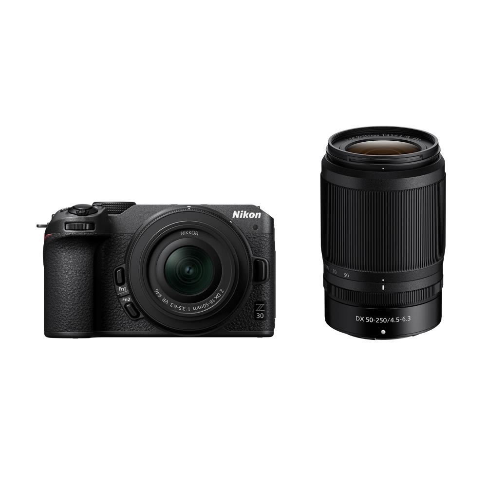Nikon Z30 Scheda SD 64GB 800x Z DX 16-50mm f/3.5-6.3 VR Z DX 50-250mm f/4.5-6.3 VR
