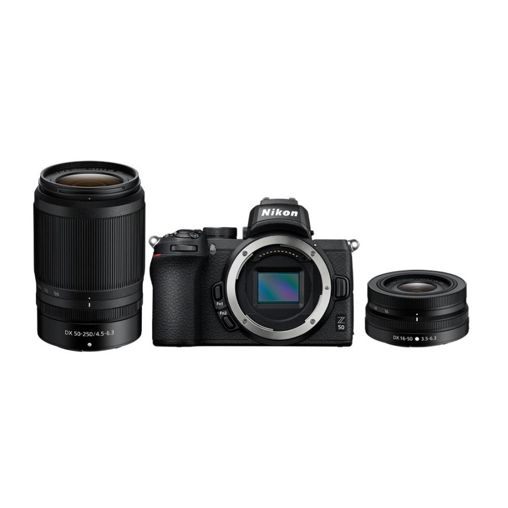 Nikon Z50   SD 64GB Lexar 667x Pro   Z DX 16-50mm VR   Z DX 50-250mm VR