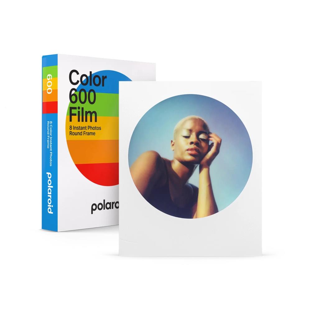 Polaroid Color 600 Film - Round Frame (8 pellicole)