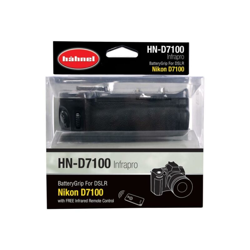Hahnel HN-D7100 Infrapro – Battery Grip per Nikon D7100 con Controllo Remoto
