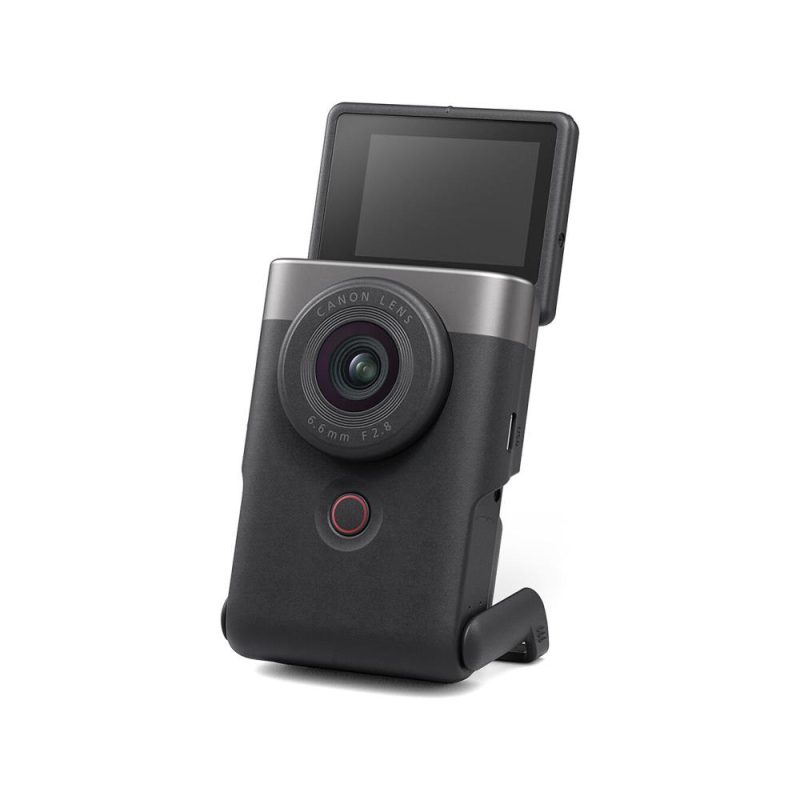 Canon PowerShot V10 Vlog Camera (Silver) – Advanced Kit