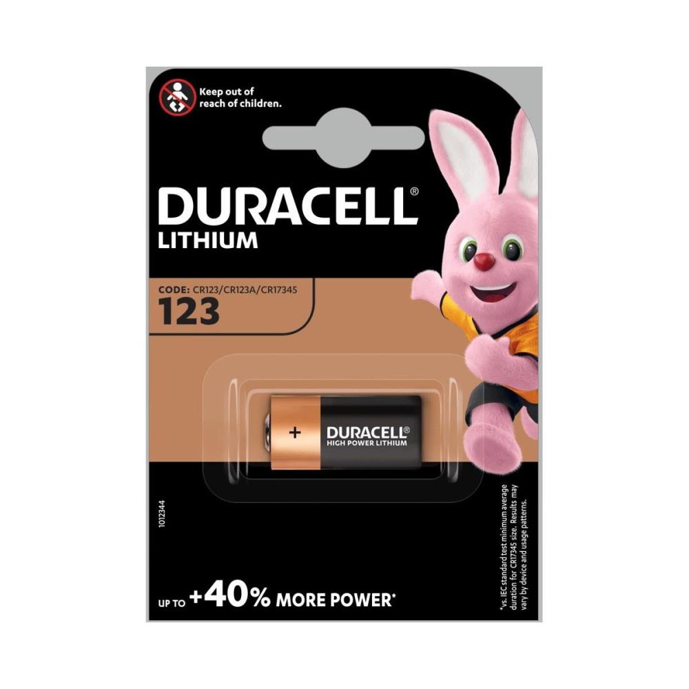 Duracell Lithium CR123/CR123A/CR17345 3V/B