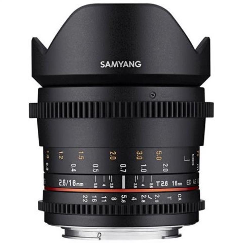 Samyang 16mm T2.6 VDSLR ED AS UMC (Canon EF)