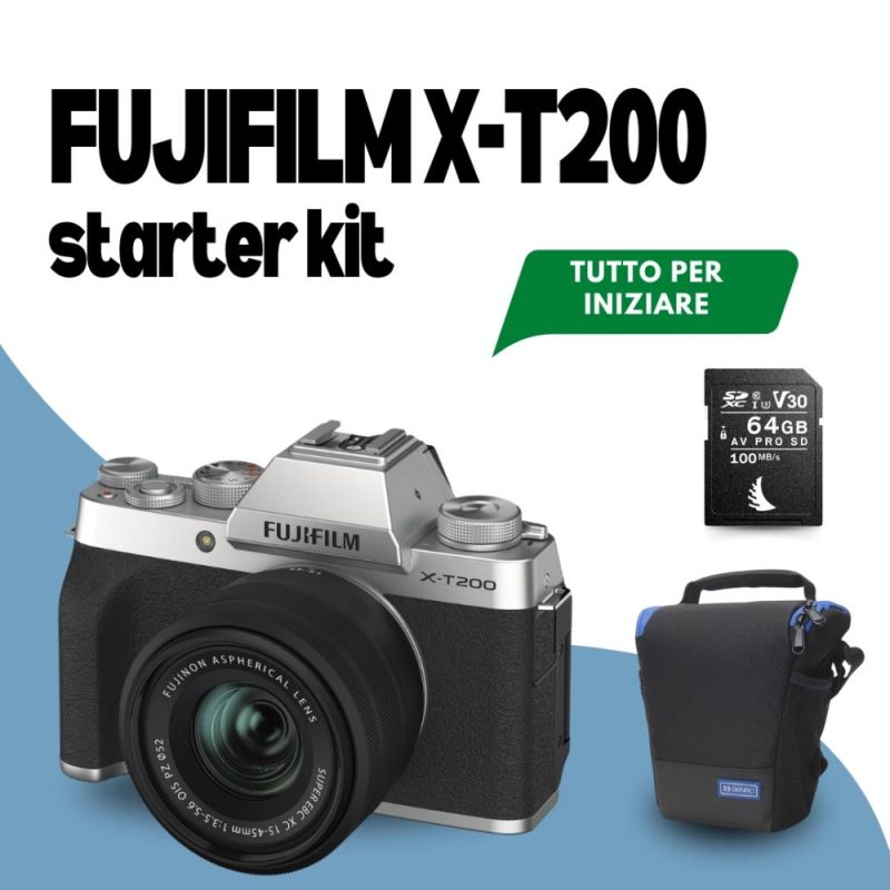 Fujifilm X-T200 + XC 15-45mmF3.5-5.6 OIS PZ – Silver