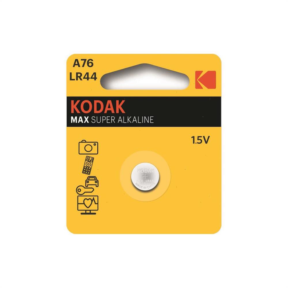 Kodak Max Super Alkaline A76 LR44 1.5v