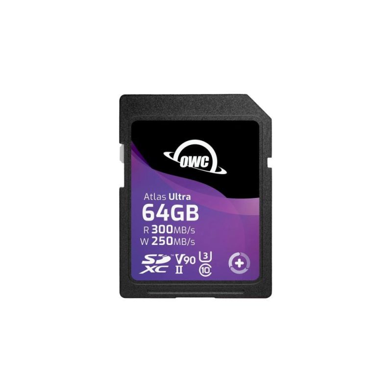 OWC SD Card 64GB Atlas Ultra Hp SDXC UHS-II V90 (W250Mb/s)