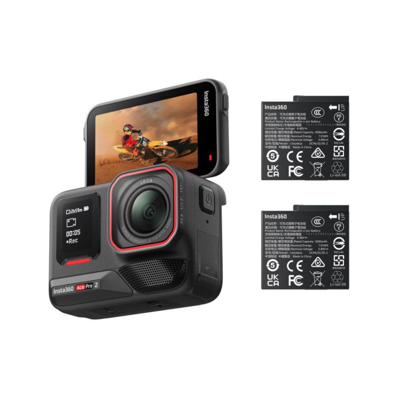 Insta360 Ace Pro 2 – Dual Battery Bundle