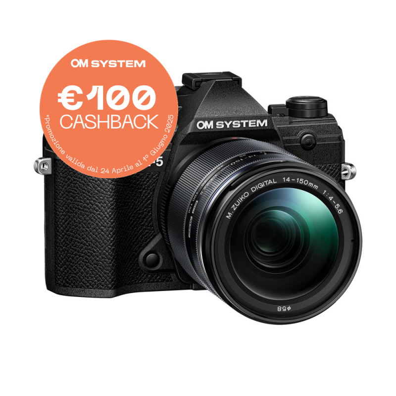 OM System OM-5 + M. Zuiko 14-150mm f/4-5.6 II – Black
