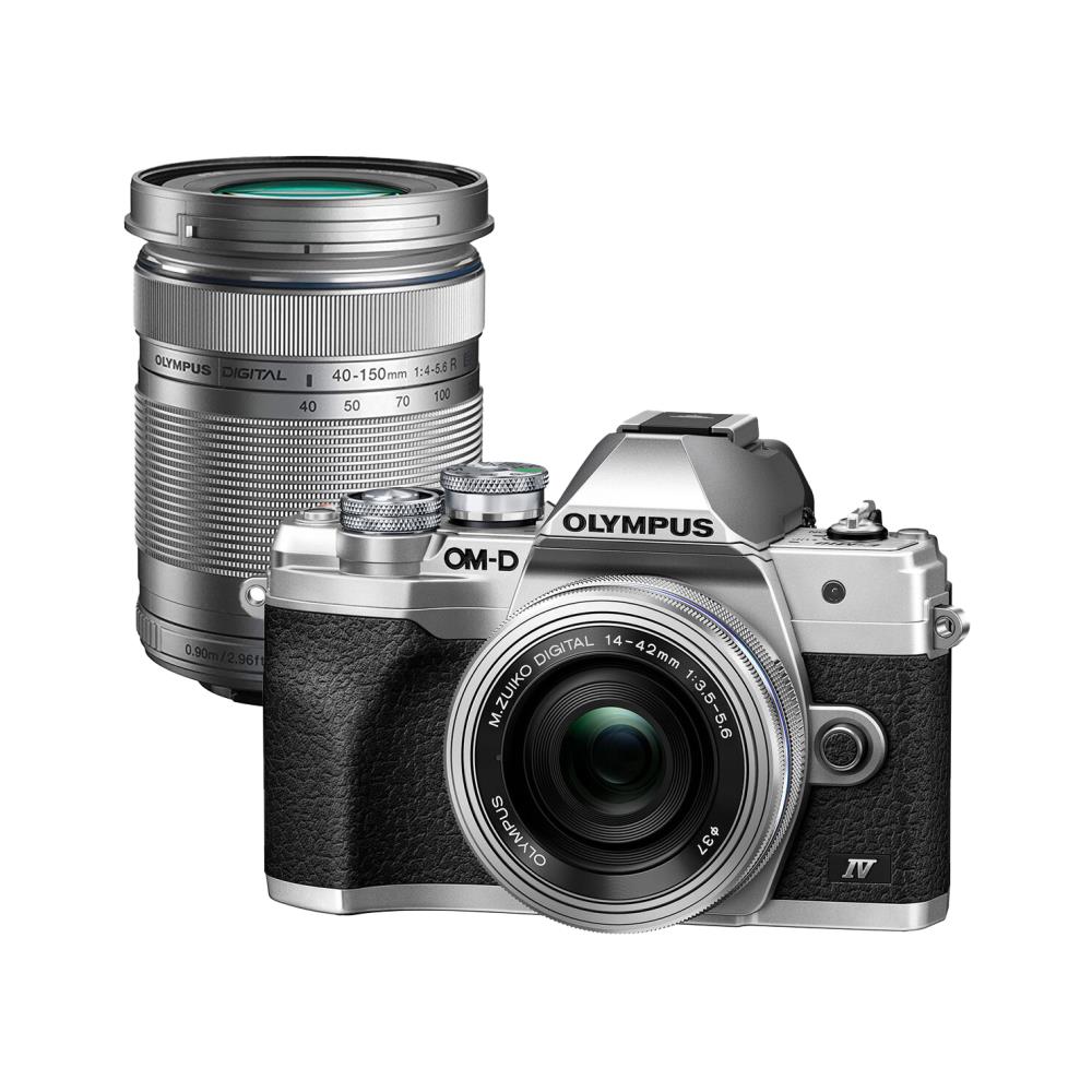 Olympus OM-D E-M10 IV   ED 14-42mm EZ   ED 40-150mm R - Silver
