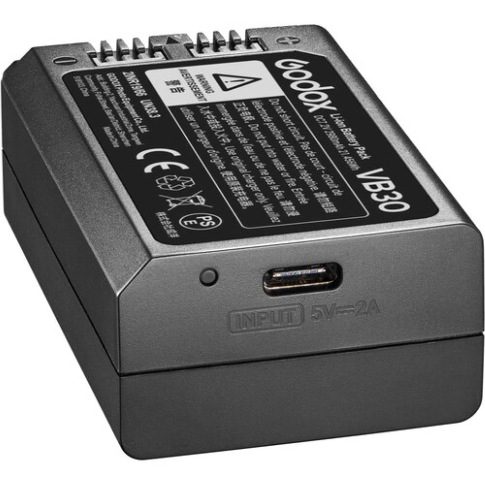 Godox VB30 Li-ion Battery with USB-C (Godox V1/V100)