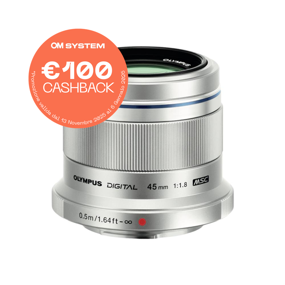 Olympus M.Zuiko Digital 45mm f/1.8 - Silver