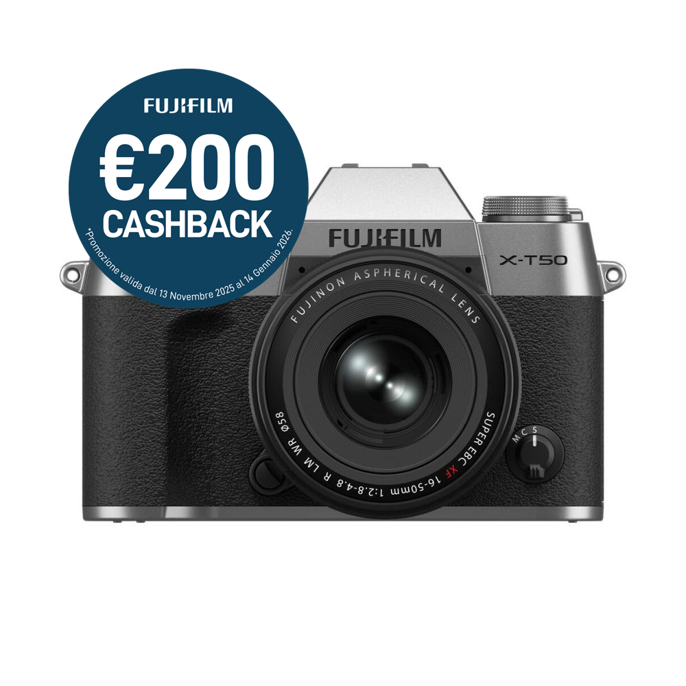 Fujifilm X-T50 XF16-50mm f/2.8-4.8 R LM WR - Silver Fujifilm X-T50 XF16-50mm f/2.8-4.8 R LM WR - Silver