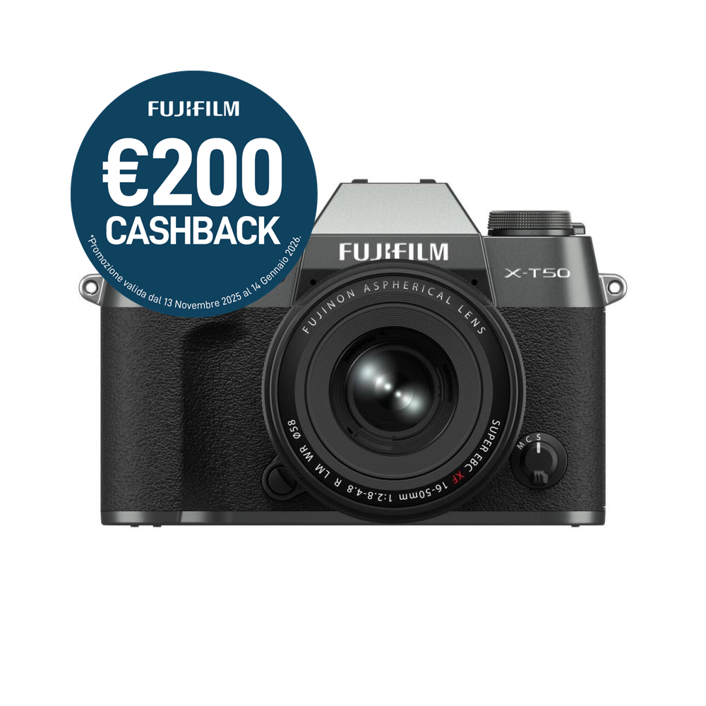 Fujifilm X-T50 XF16-50mm f/2.8-4.8 R LM WR - Charcoal Silver