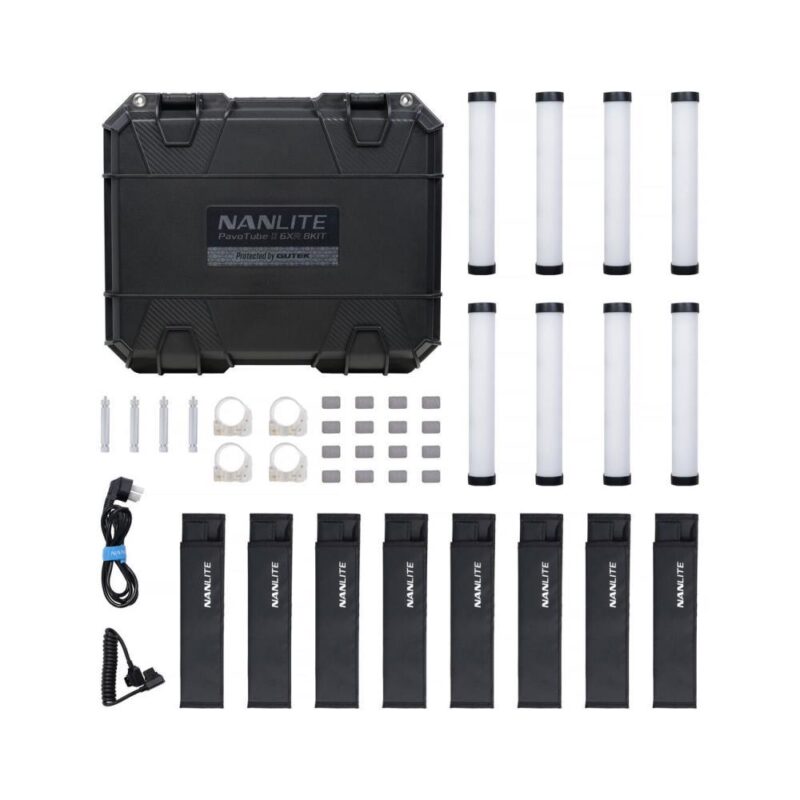 Nanlite PavoTube II 6XR (Kit 8 pezzi)