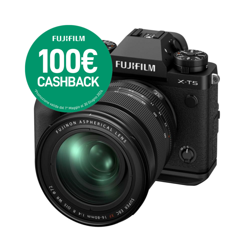 Fujifilm X-T5 + XF 16-80mm f/4 R OIS WR – Black
