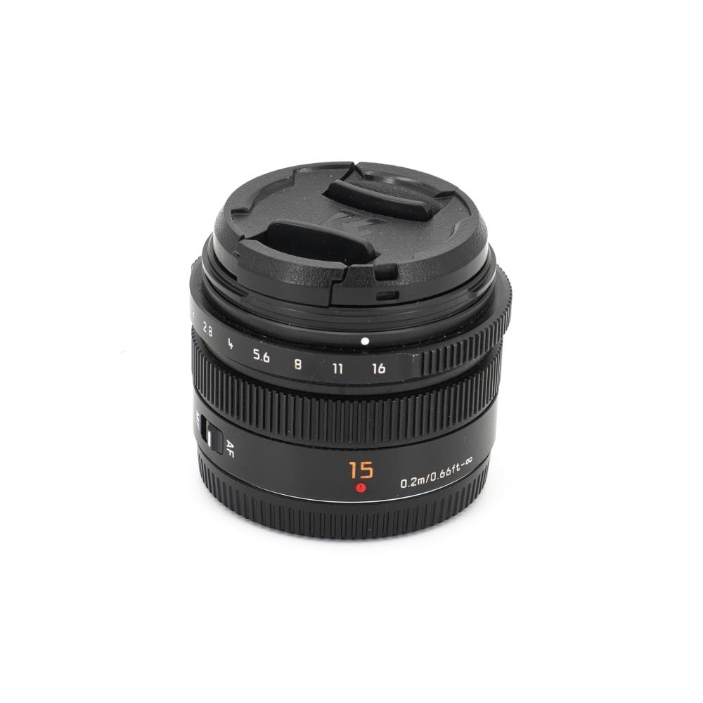 Panasonic Leica DG Summilux 15mm f/1.7 ASPH - Black
