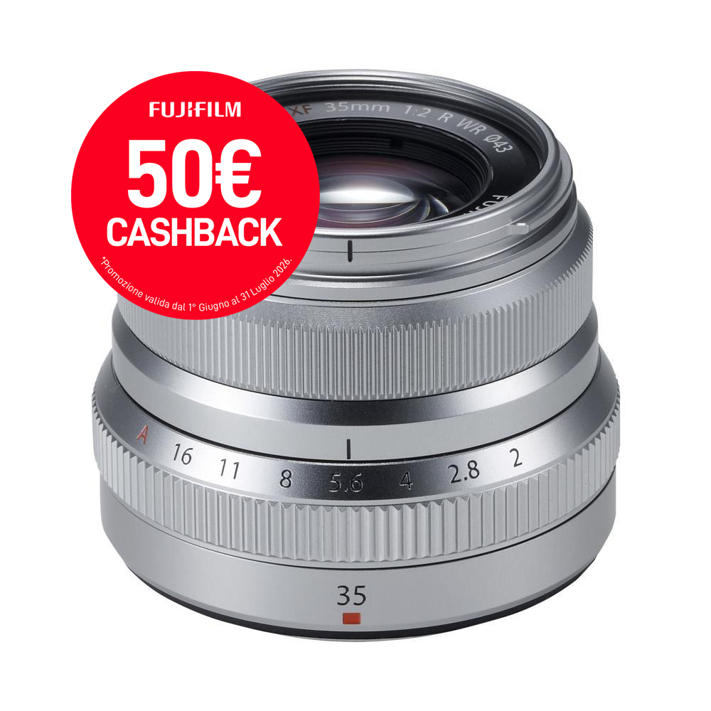 Fujinon XF 35mm f/2 R WR - Silver