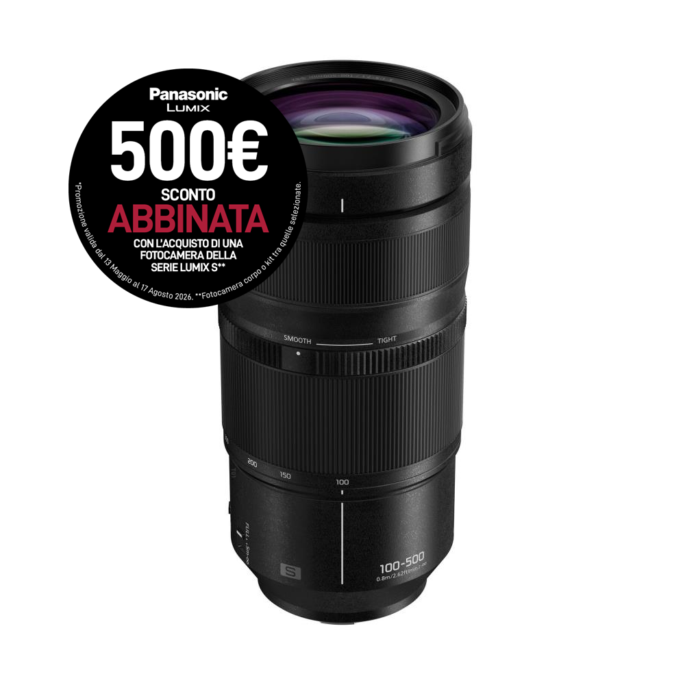 Panasonic Lumix S 100-500mm f/5-7.1 O.I.S.
