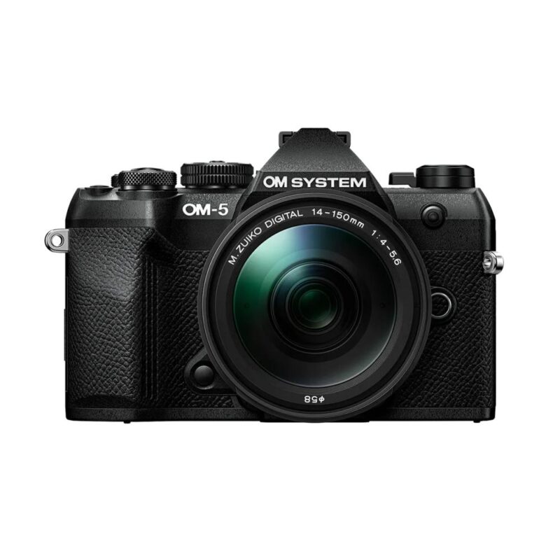 OM System OM-5 Mark II + 14-150mm f/4-5.6 II – Black