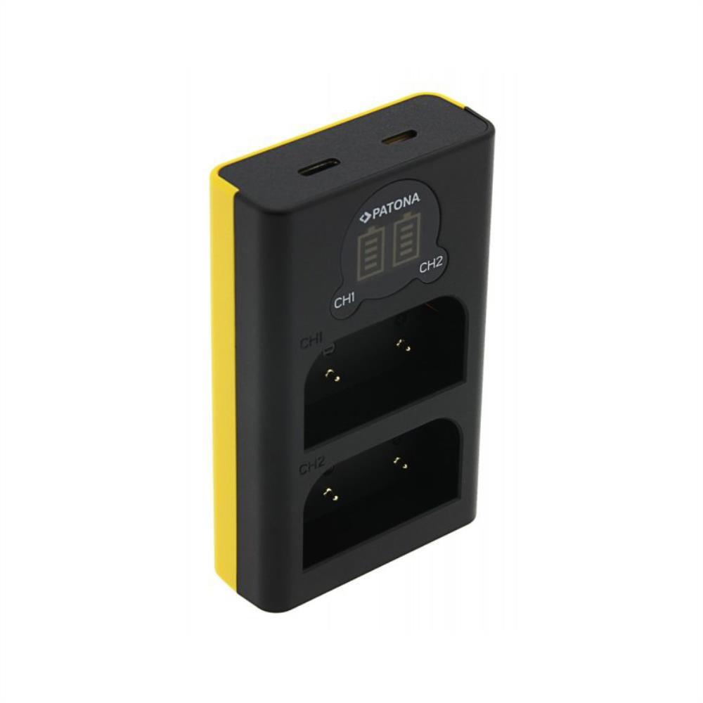 Patona Dual LCD Charger per BLX-1